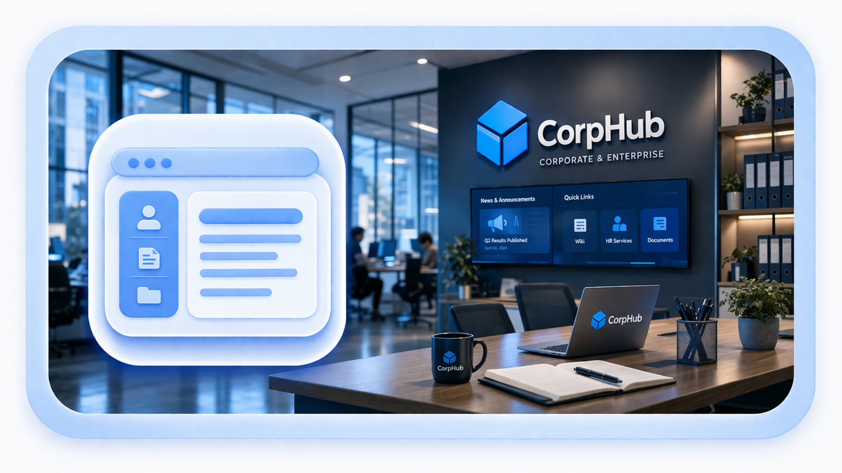 CorpHub header photo